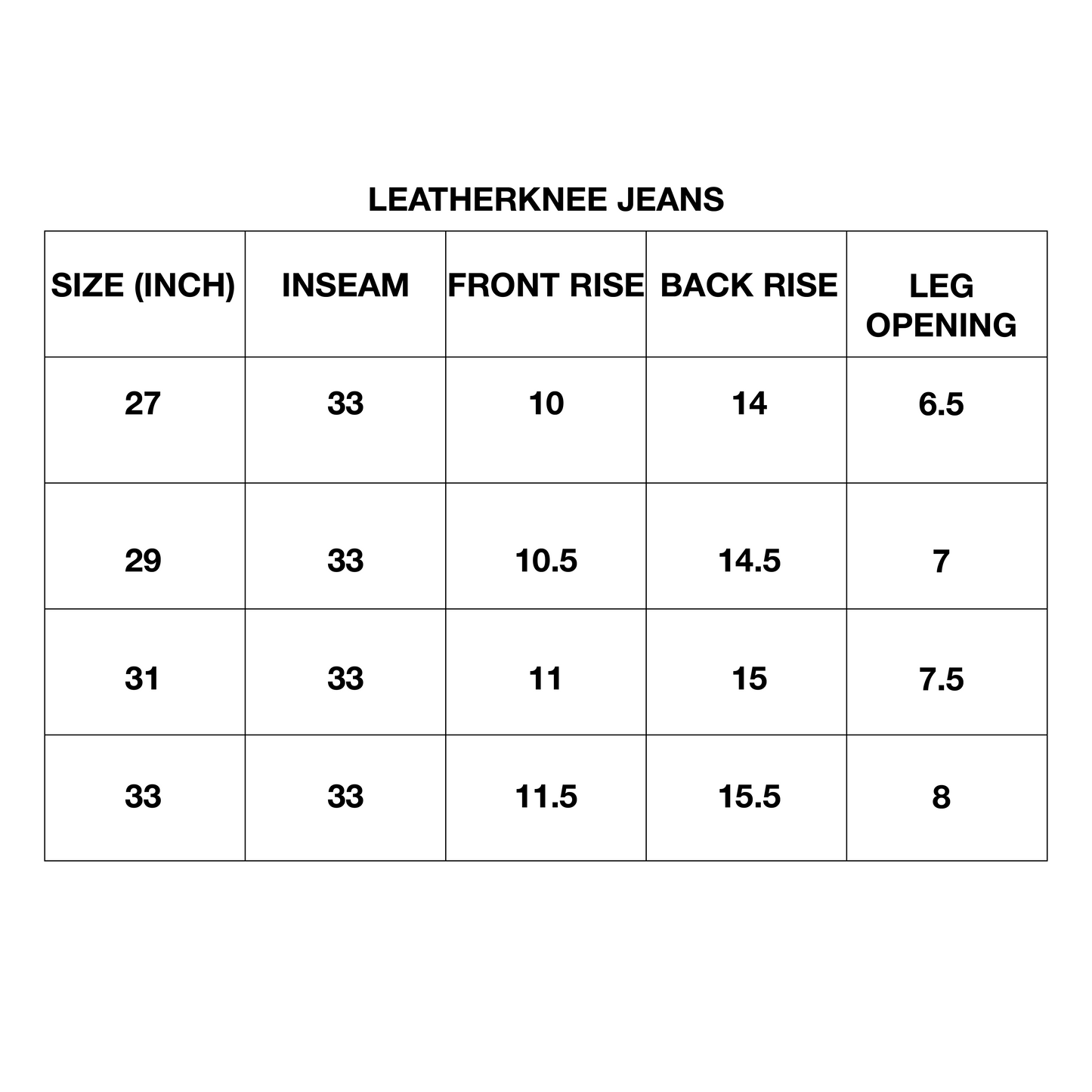 LEATHERKNEE JEANS