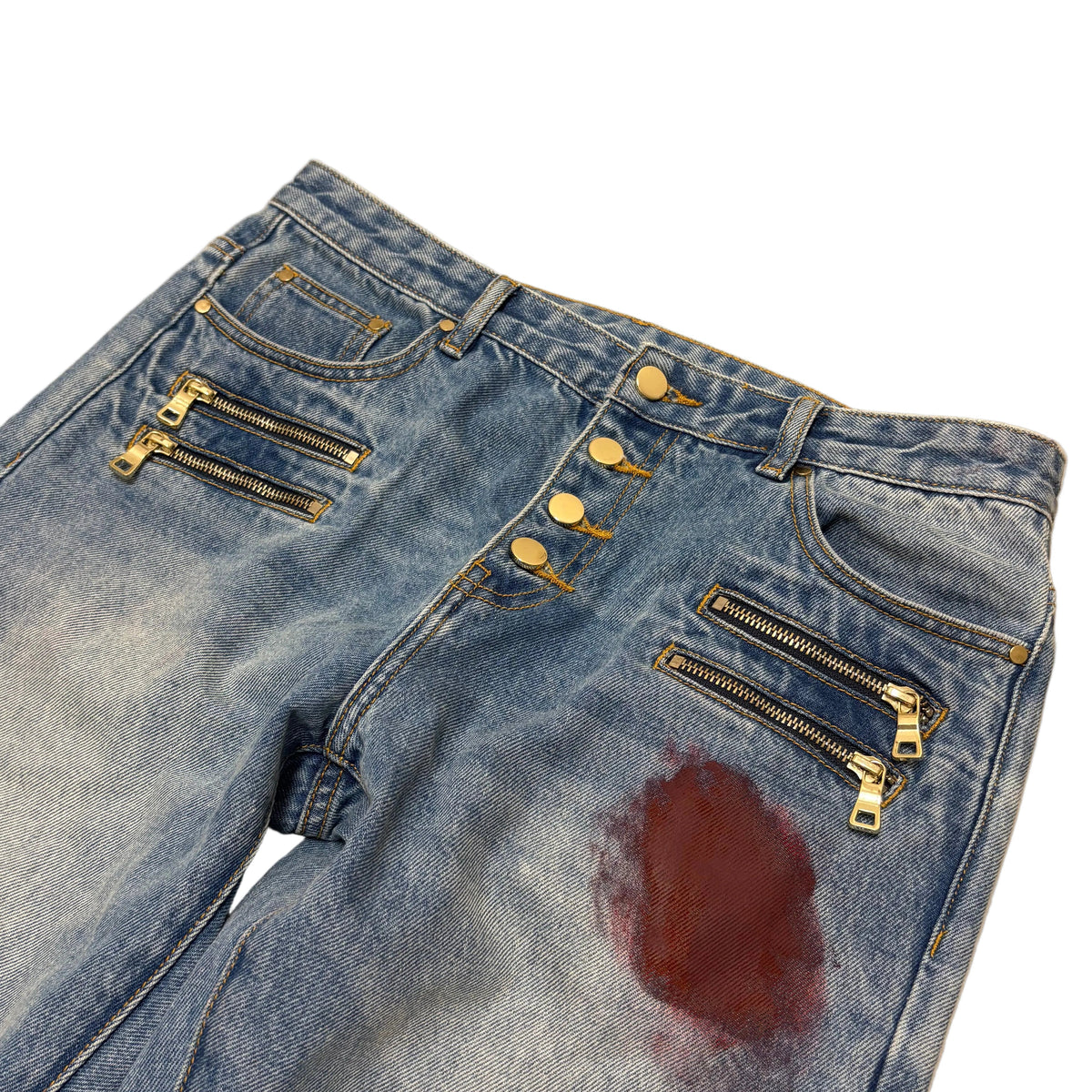 LEAKYKNEE JEANS (BLEU)